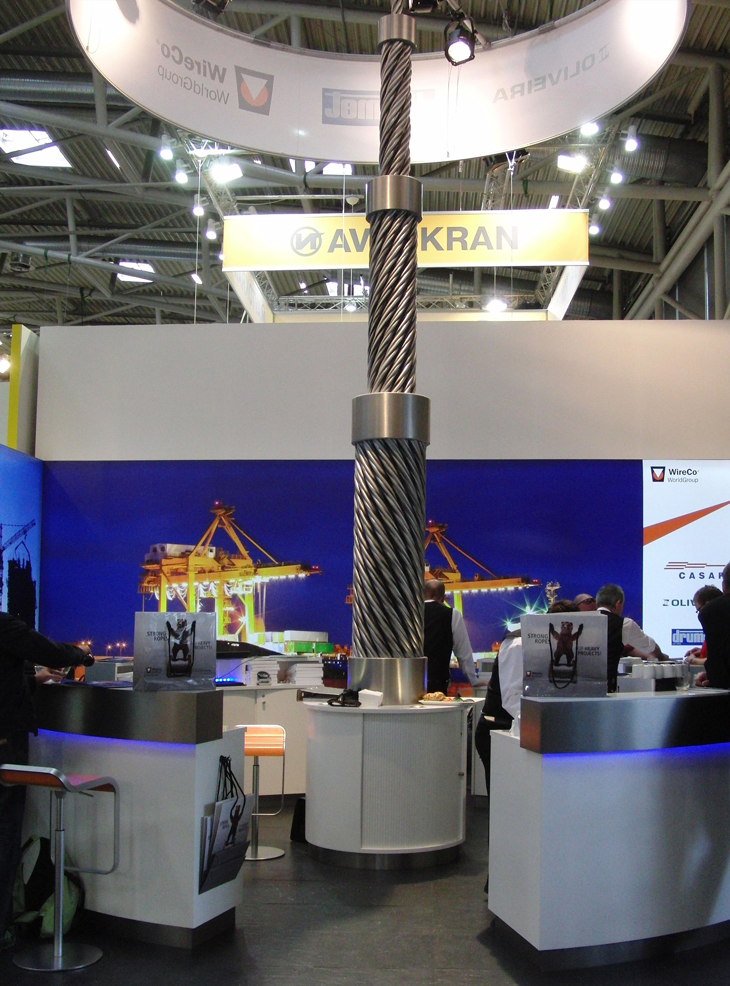 Messepylon CNC gefräst von Construvision